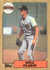 1987 Topps Baseball Cards      420     Will Clark RC
